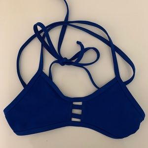 Tomcat Jolyn Bikini Top in Blueberry- size xs